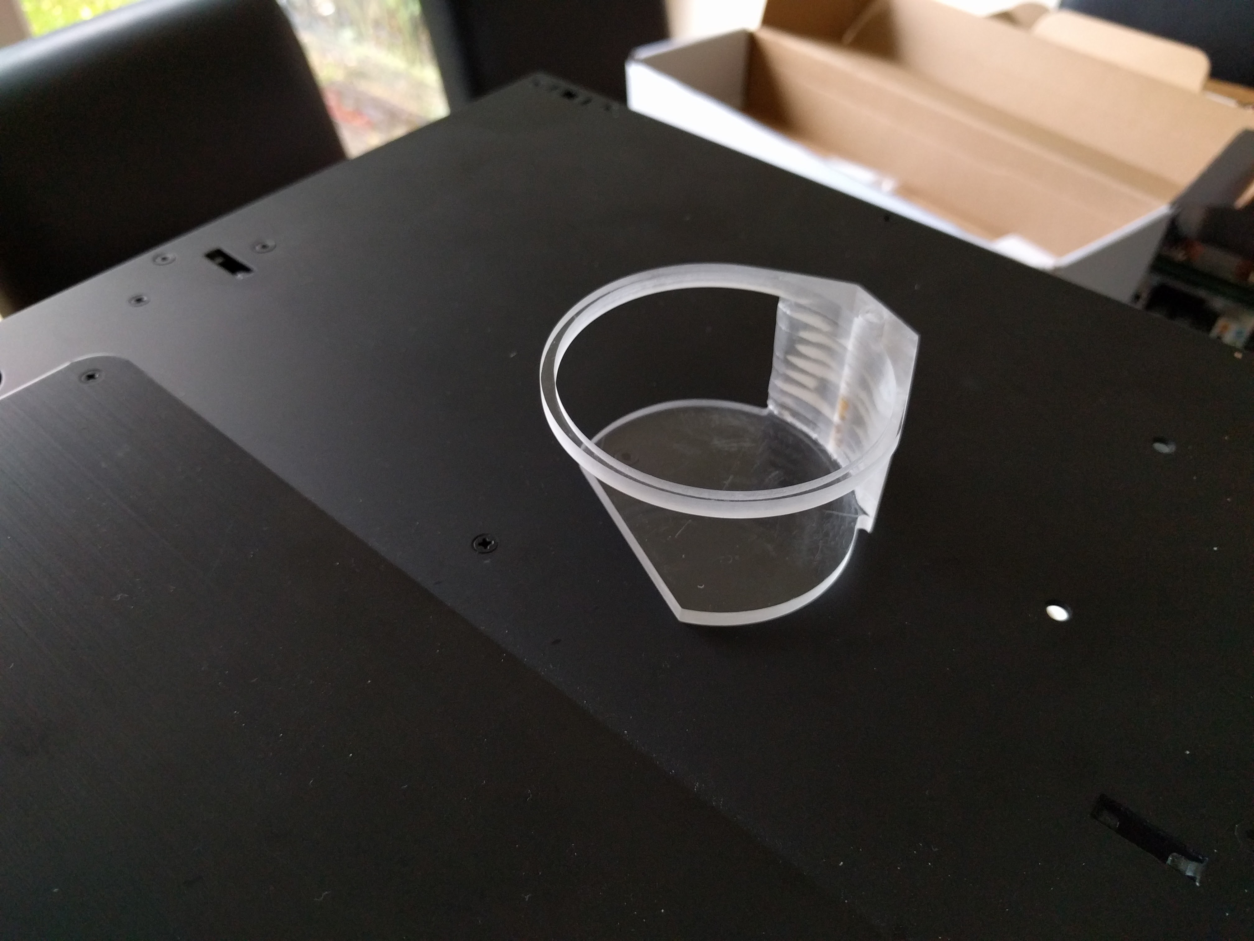 Finihed resevoir mount