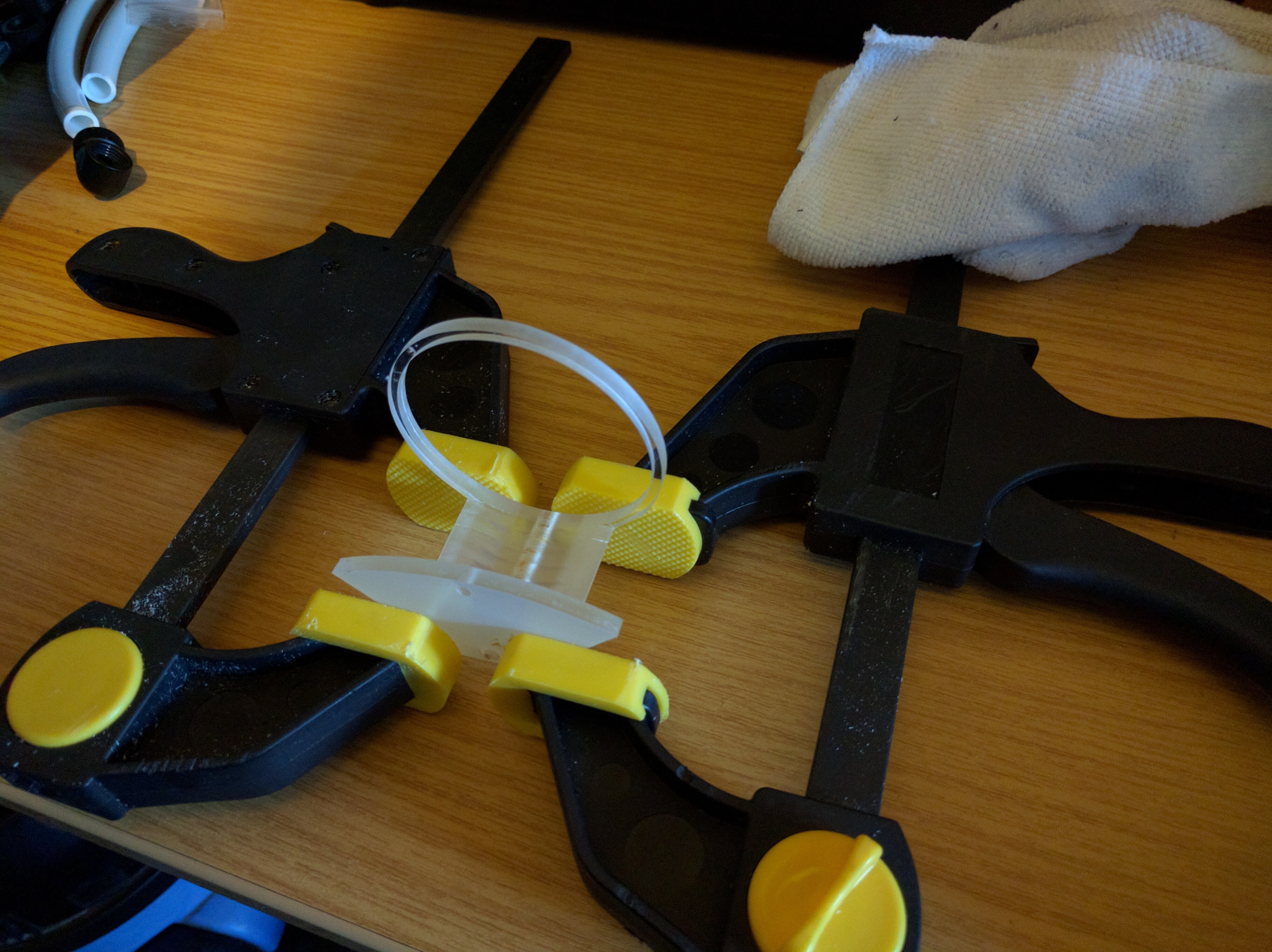 Welding of the resoviour mount.