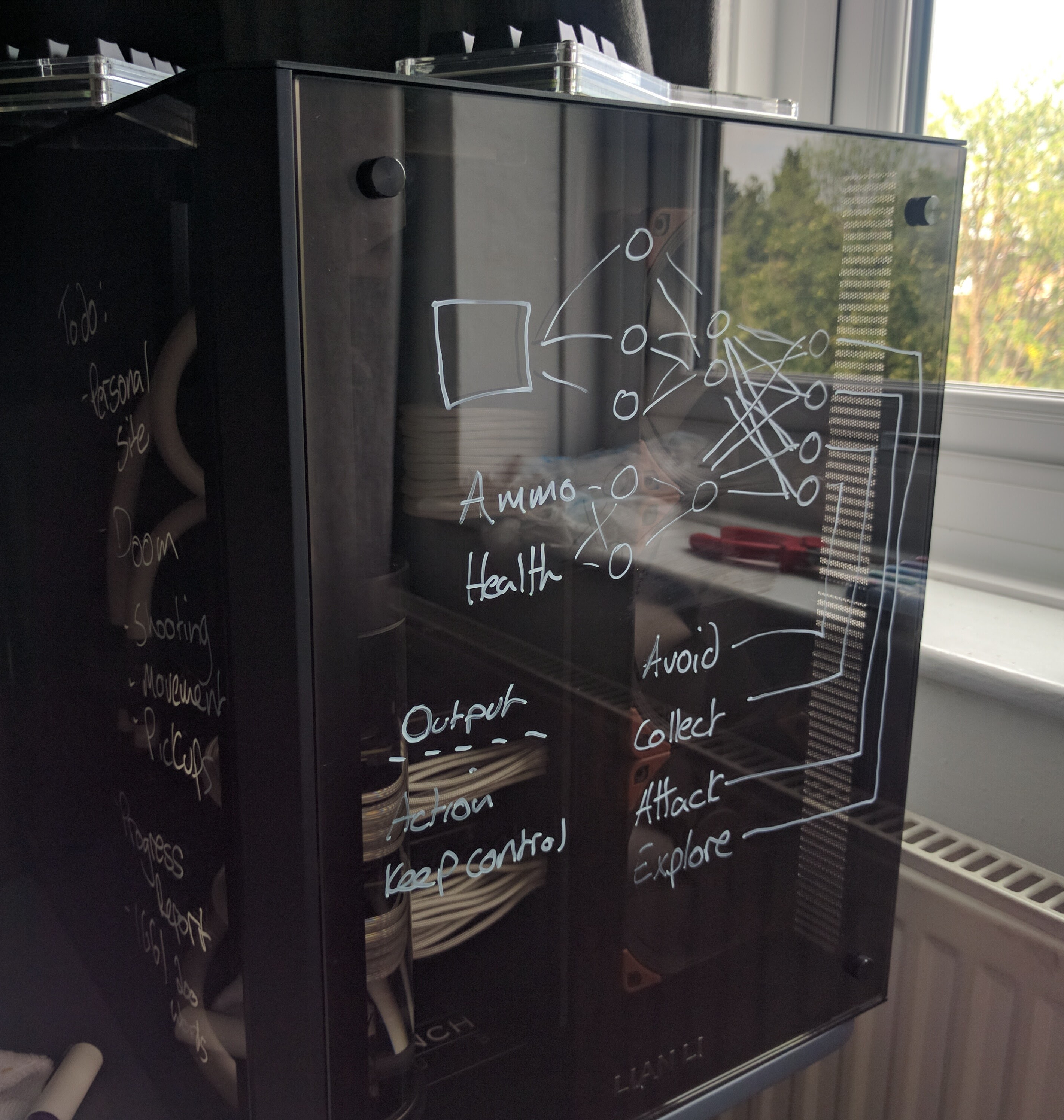 There were some uses to having the large tempered glass panles.